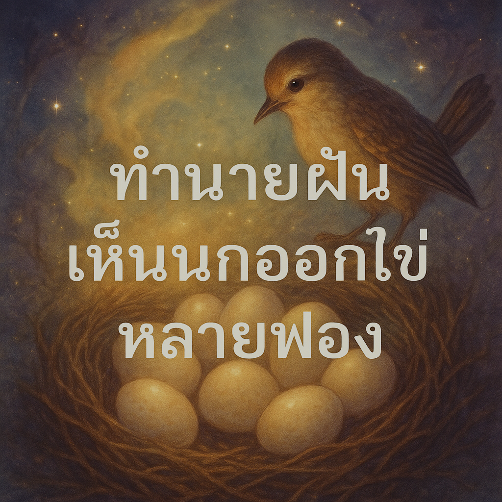 เห็นนกออกไข่หลายฟอง