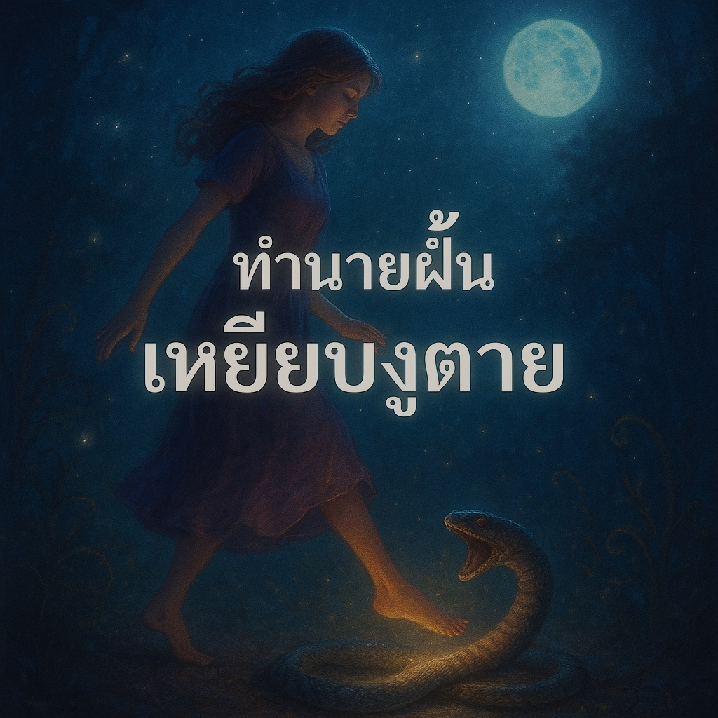 ทำนายฝัน เหยียบงูตาย