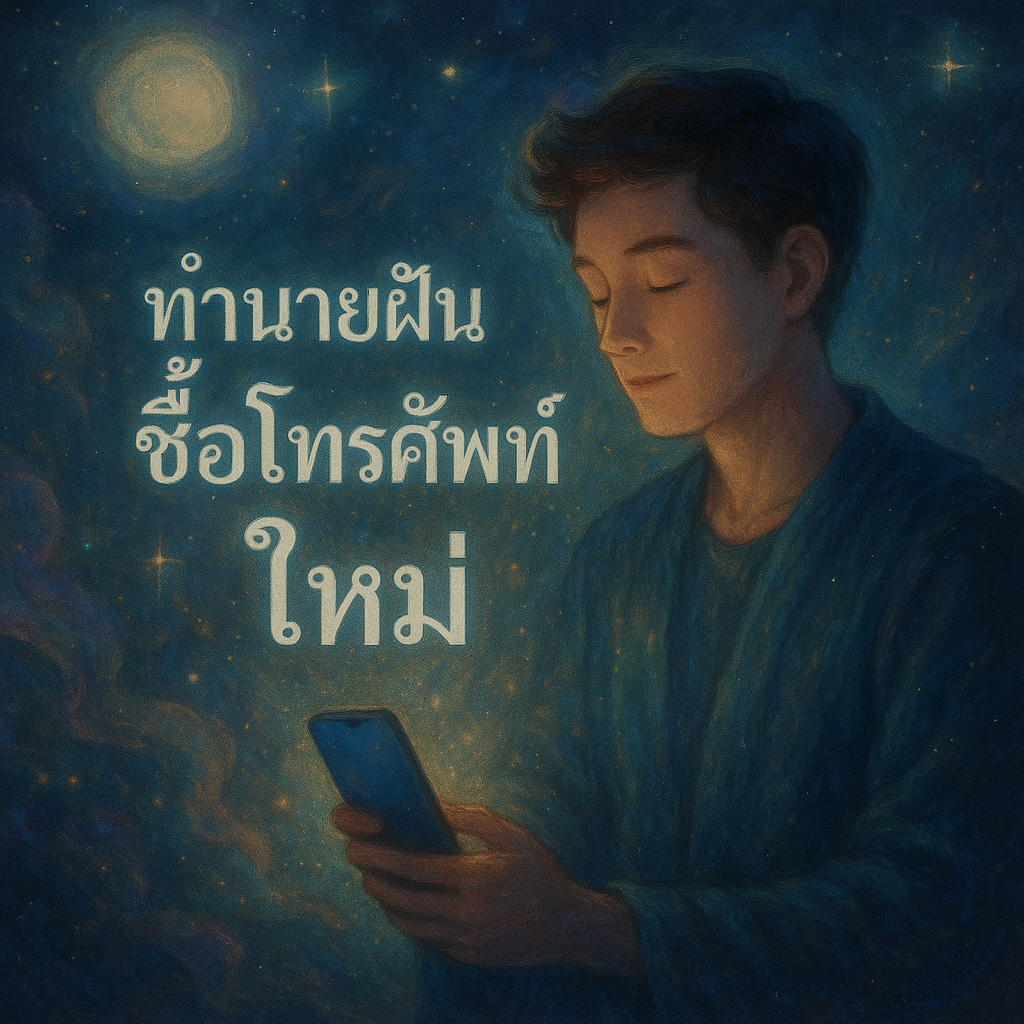 ทำนายฝัน ซื้อโทรศัพท์ใหม่