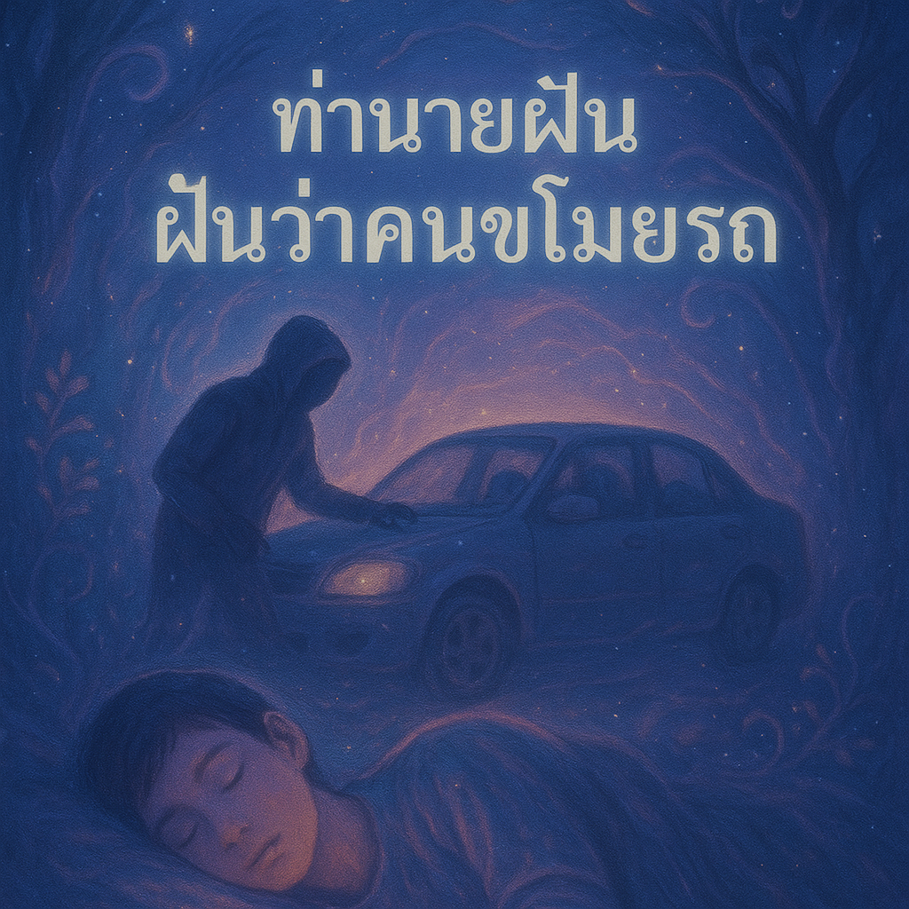ฝันว่าคนขโมยรถ