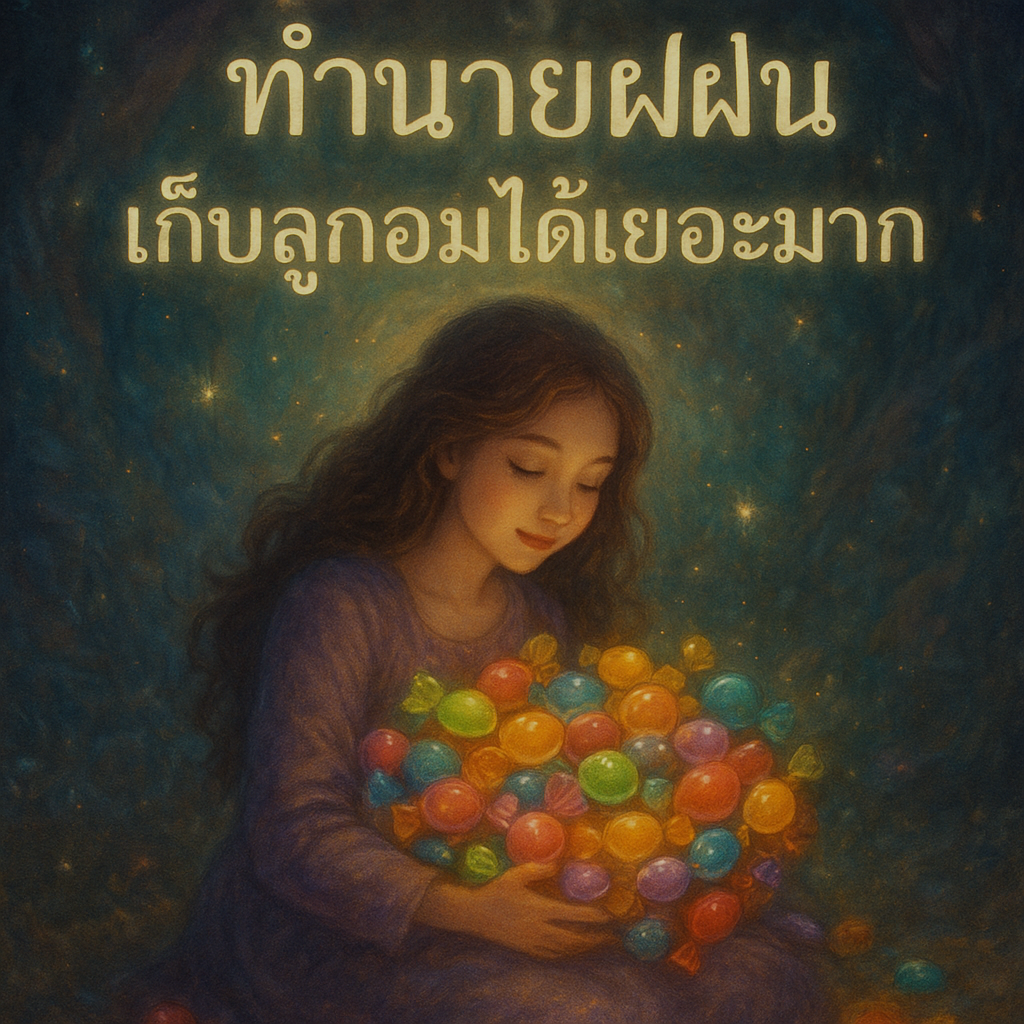 ทำนายฝันเก็บลูกอมได้เยอะมาก