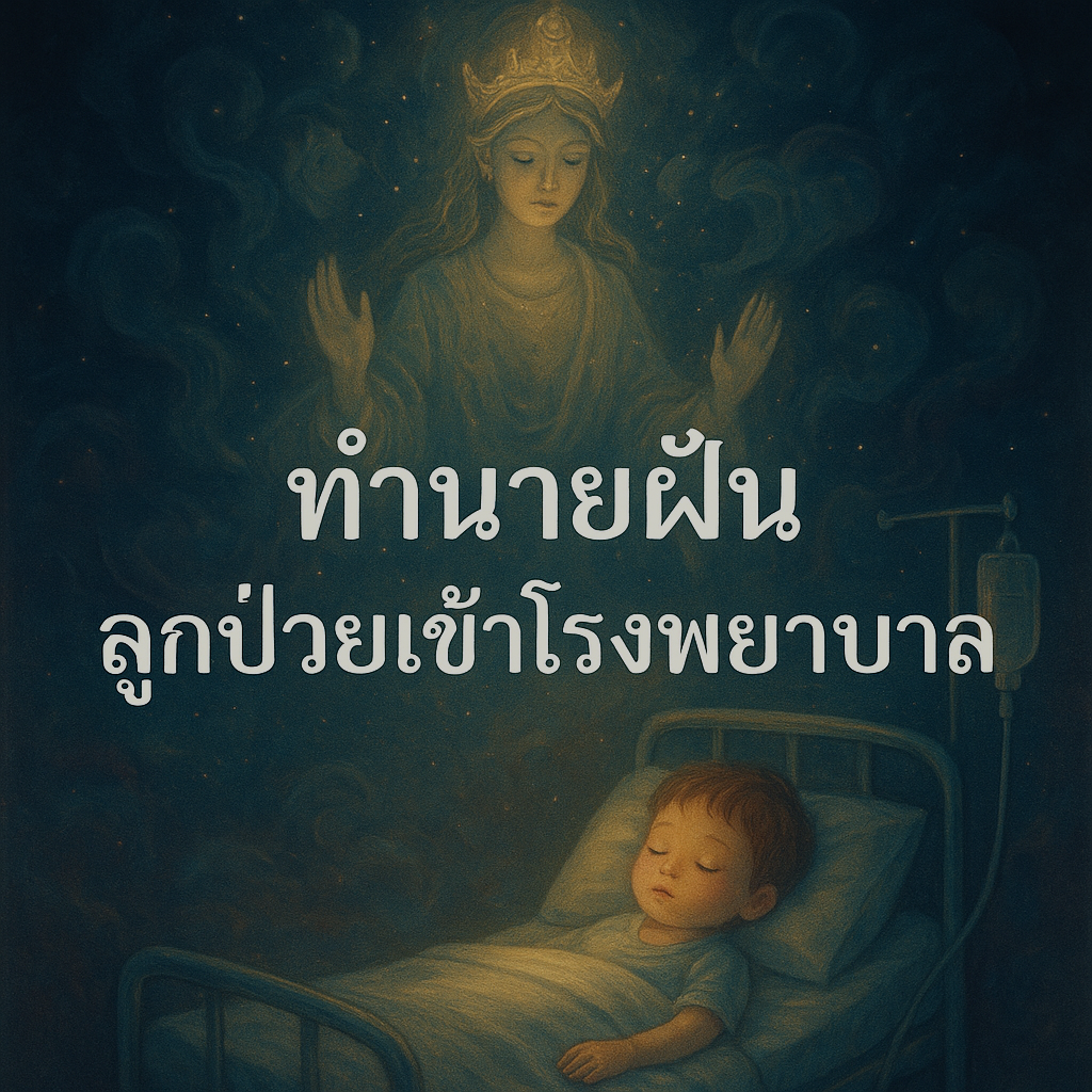 ทำนายฝัน ลูกป่วยเข้าโรงพยาบาล