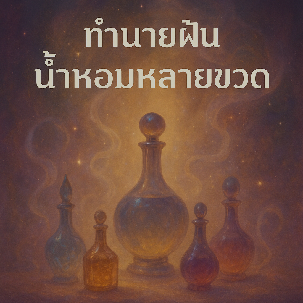 ทำนายฝัน น้ำหอมหลายขวด