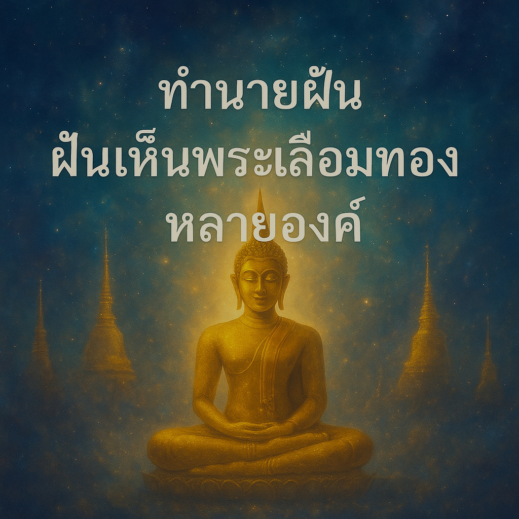 ฝันเห็นพระเลื่อมทองหลายอง