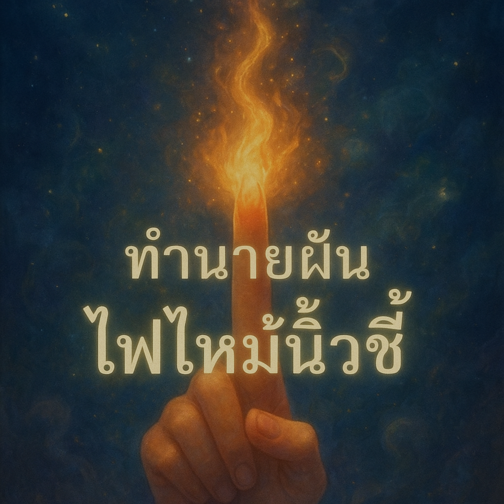 ทำนายฝันไฟไหม้นิ้วชี้