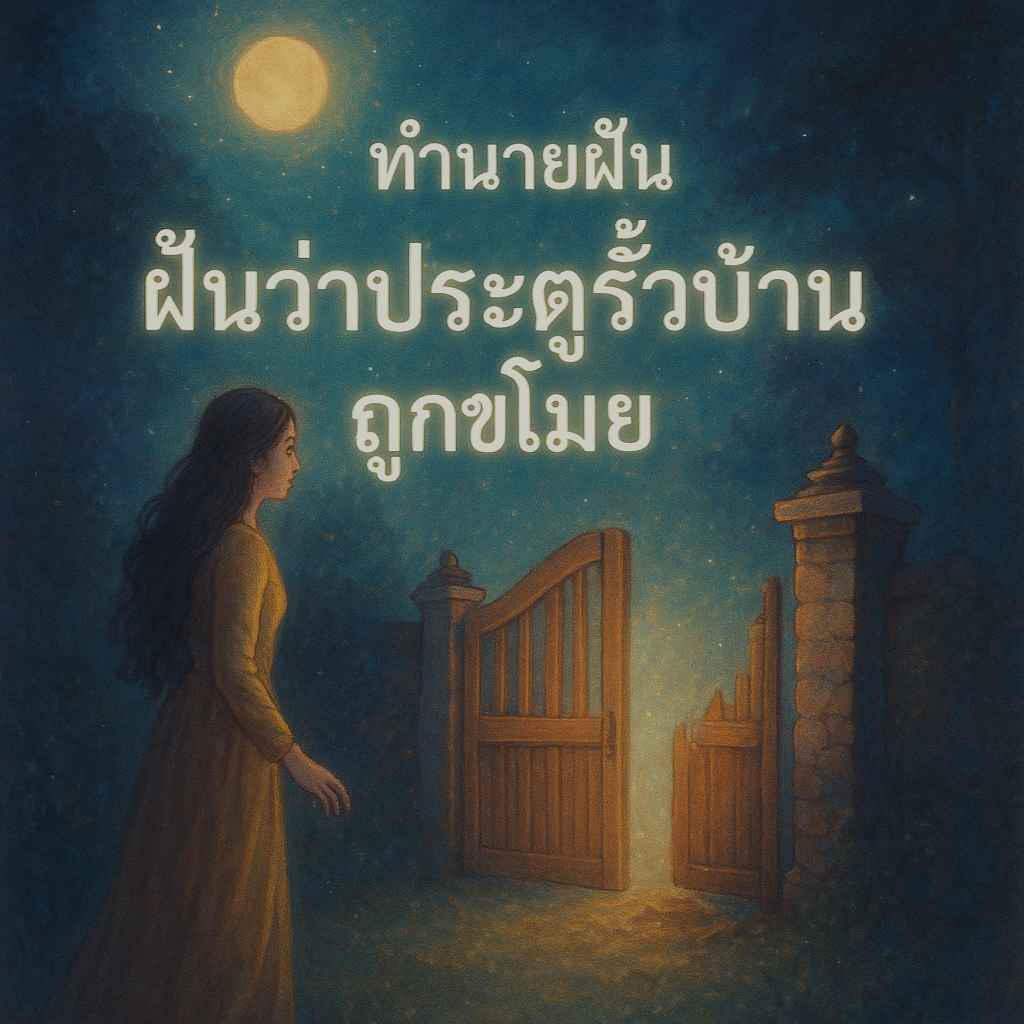 ทำนายฝันฝันว่าประตูรั้วบ้านถูกขโมย