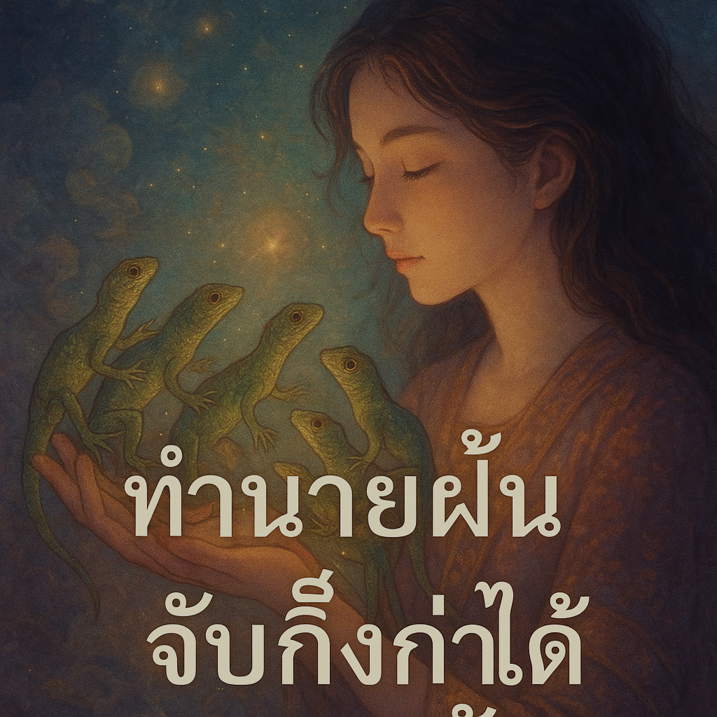 จับกิ้งก่าได้หลายตัว