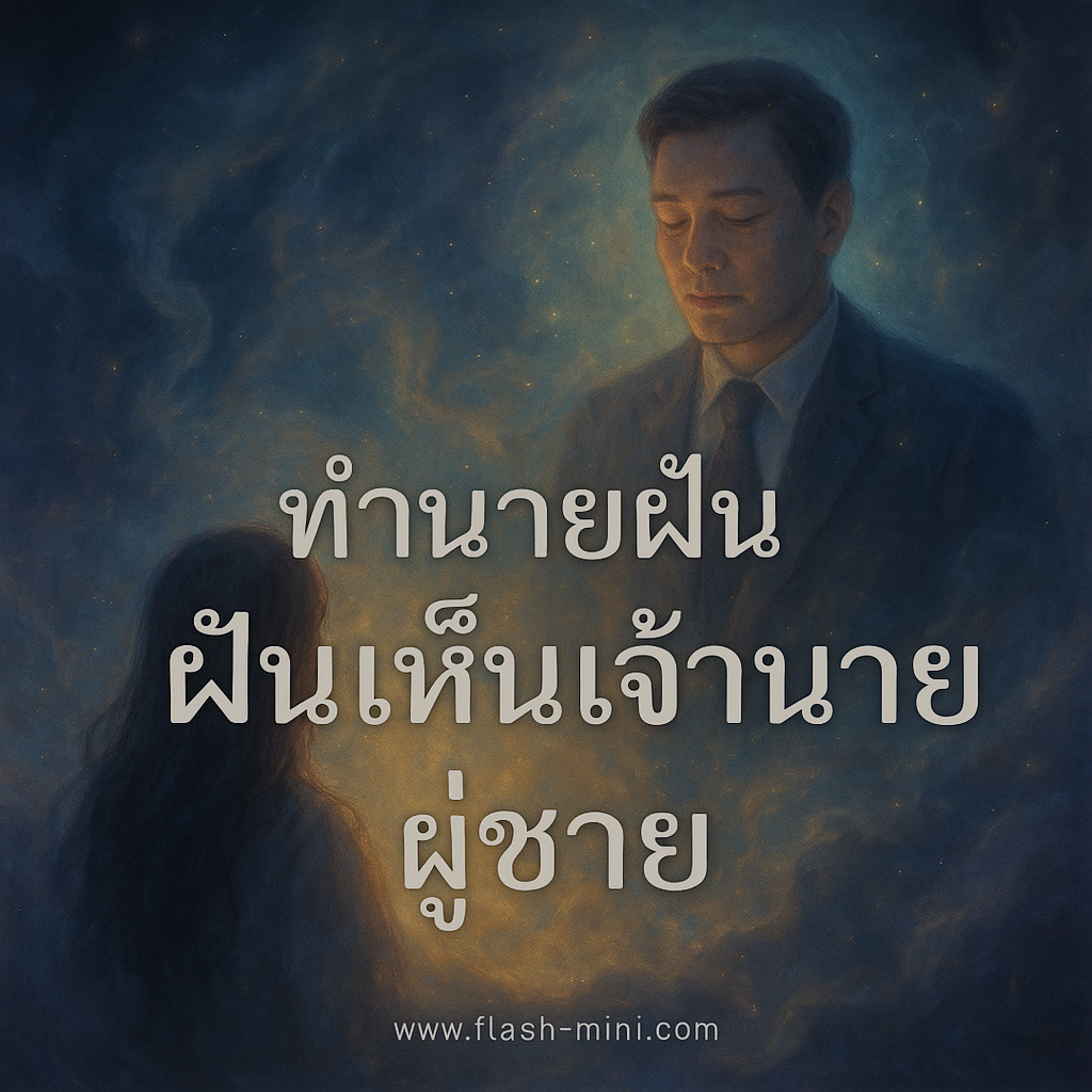 ฝันเห็นเห็นเจ้านายเก่าผู้ชาย