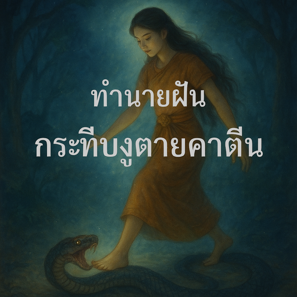 ทำนายฝันกระทืบงูตายคาตีน
