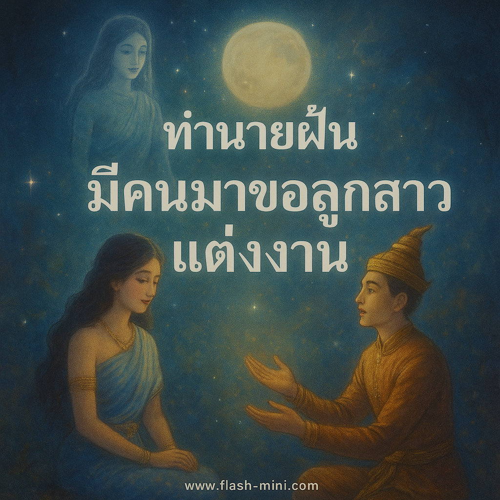 ทำนายฝัน มีคนมาขอลูกสาวแต่งงาน