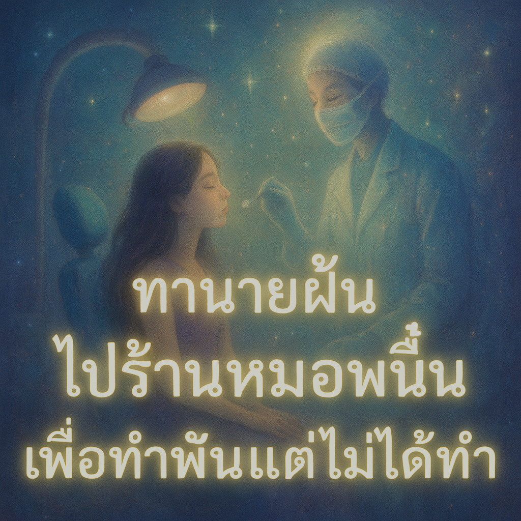 ไปร้านหมอฟันเพื่อทำฟันแต่ไม่ได้ทำ