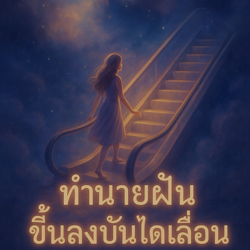 ทำนายฝัน ขึ้นลงบันไดเลื่อน