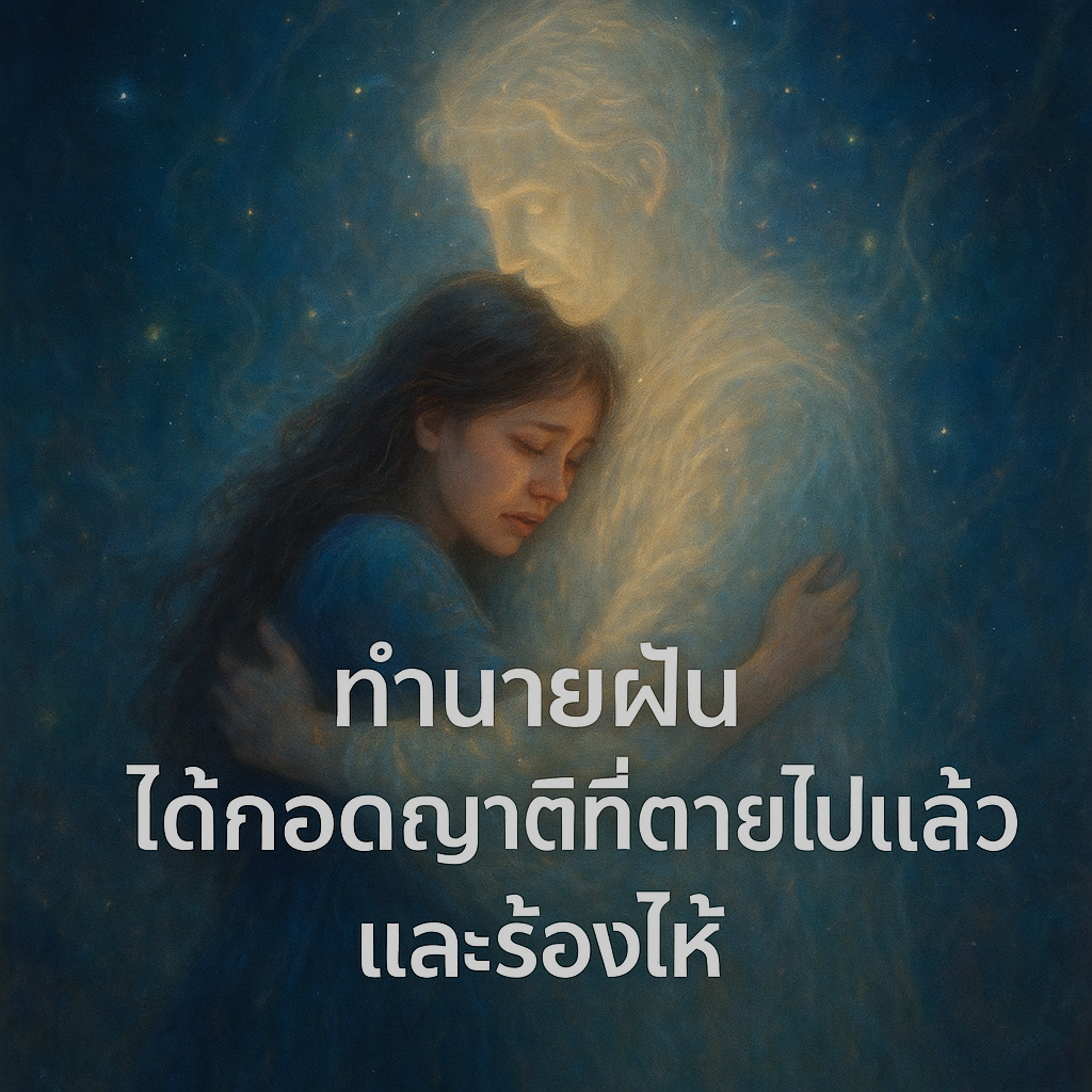 ได้กอดญาติที่ตายไปแล้วและร้องไห้