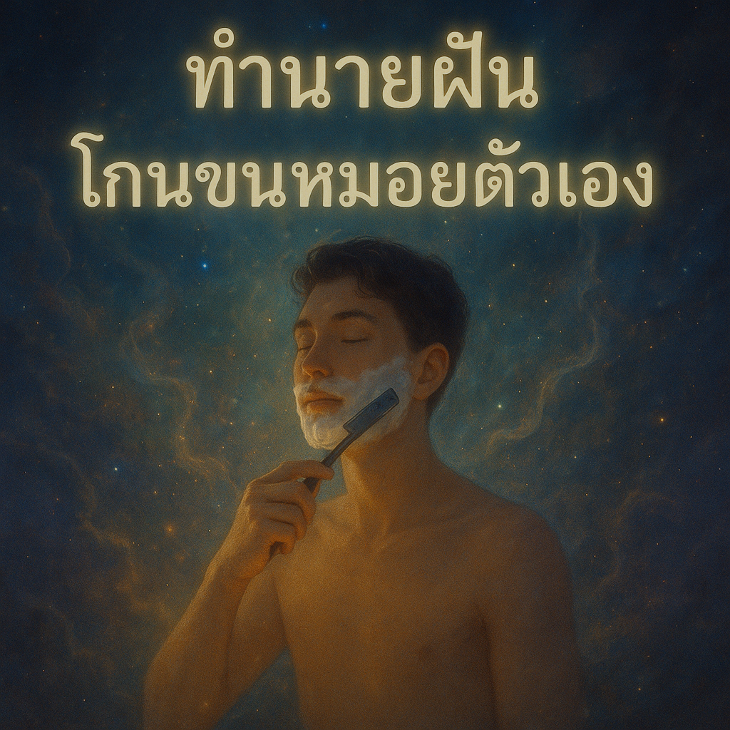 ทำนายฝันโกนขนหมอยตัวเอง
