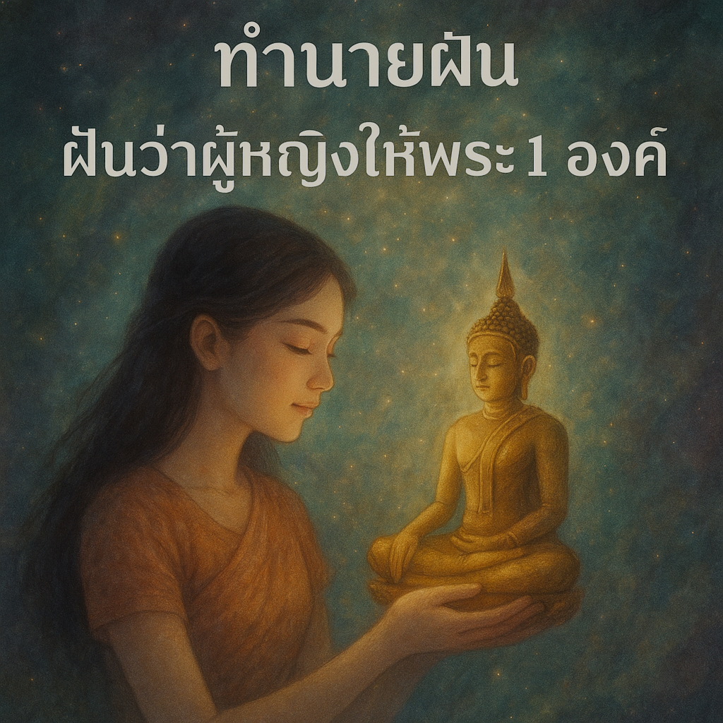 ฝันว่าผู้หญิงให้พระ1องค์