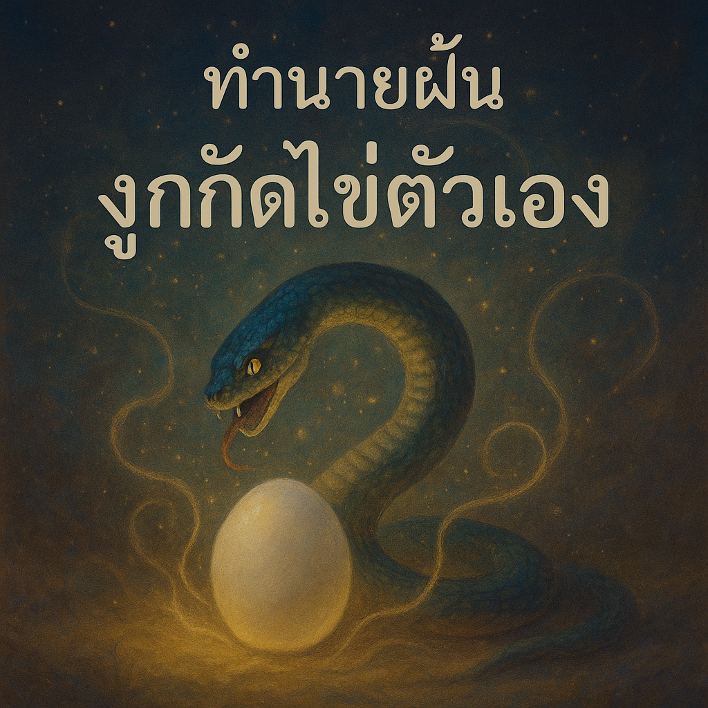 งูกัดไข่ตัวเอง