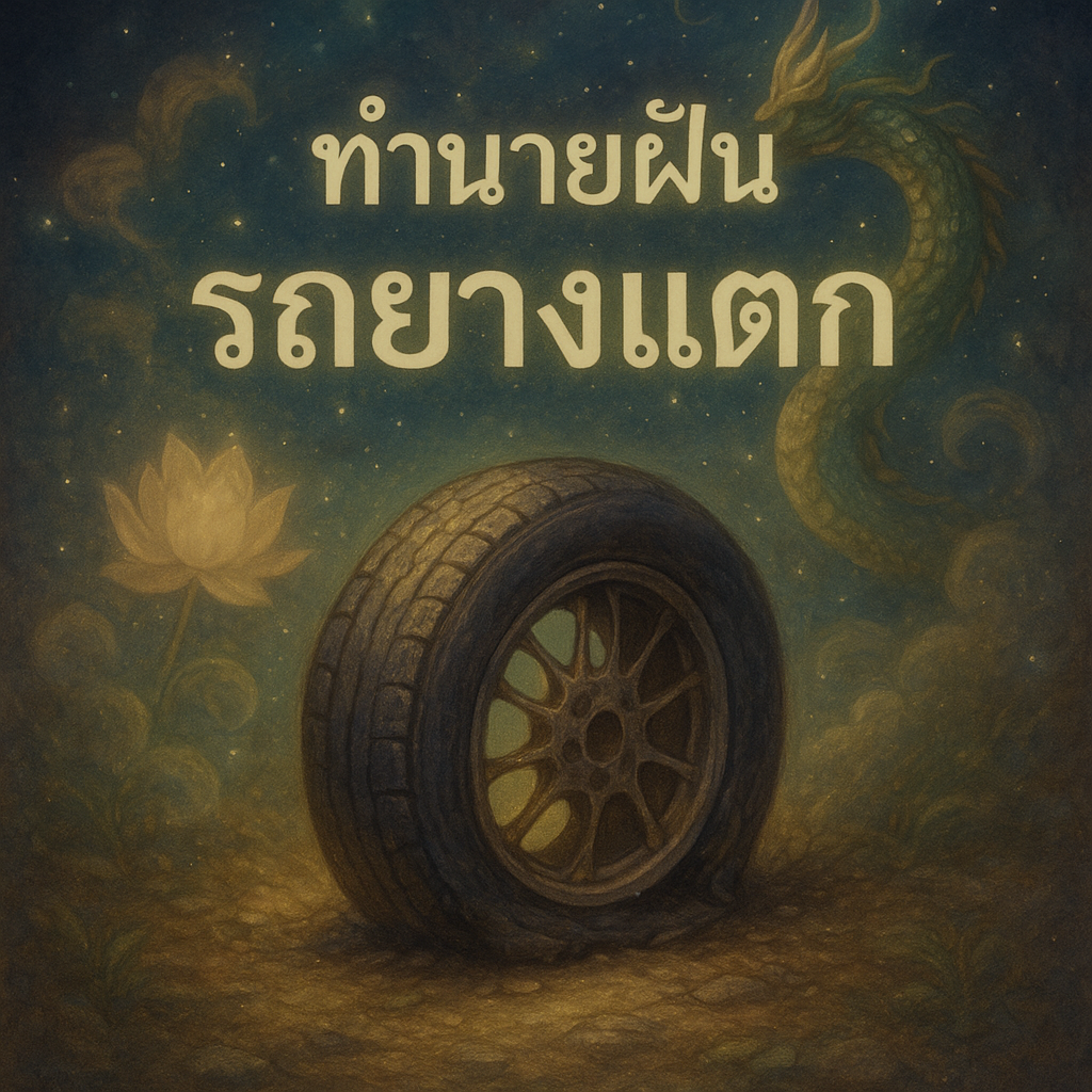 ทำนายฝัน รถยางแตก