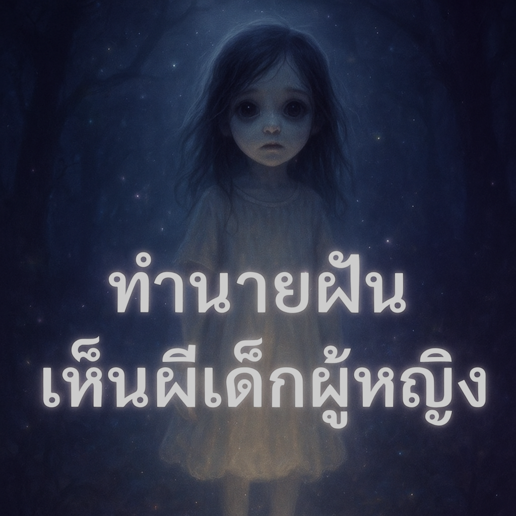 ทำนายฝัน เห็นผีเด็กผู้หญิง