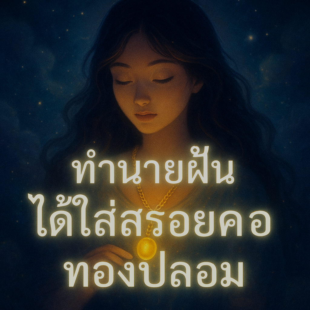 ทำนายฝัน ได้ใส่สร้อยคอทองปลอม