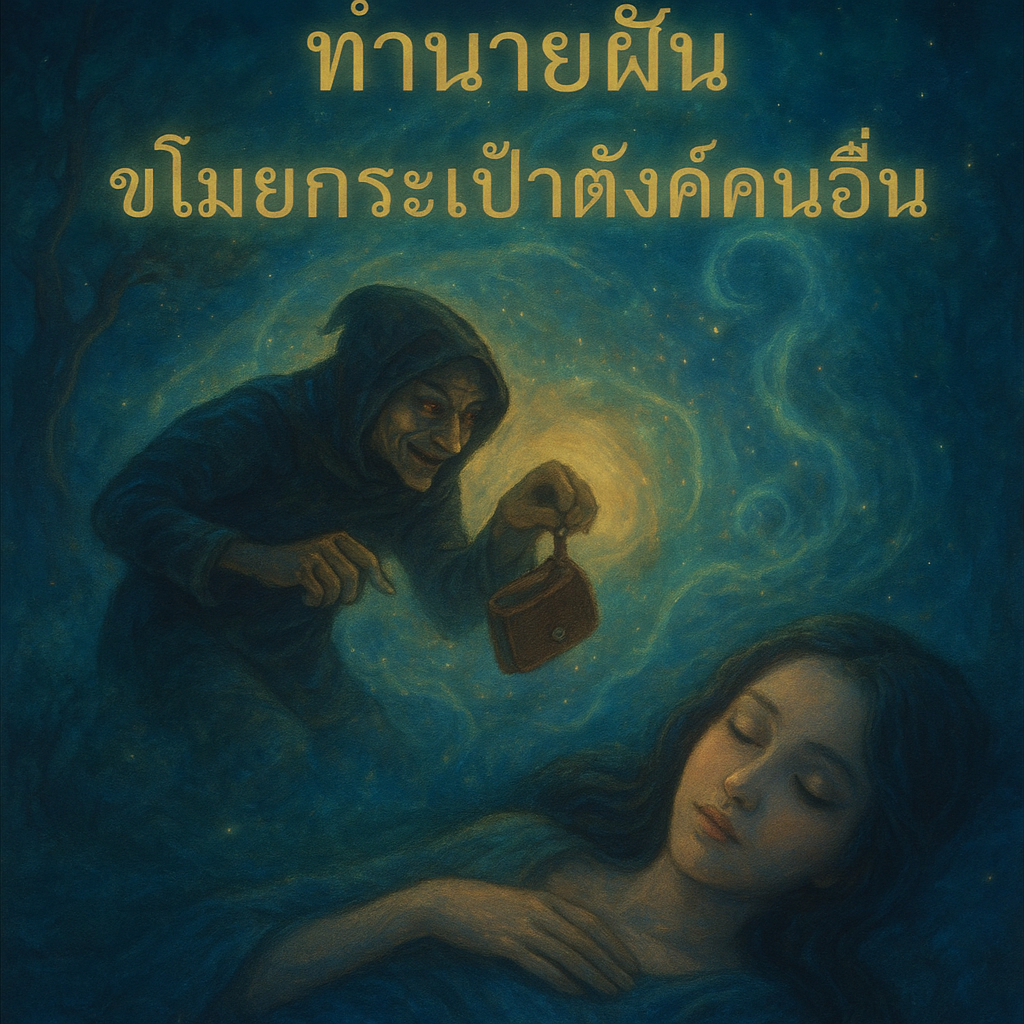 ขโมยกระเป๋าตังค์คนอื่น