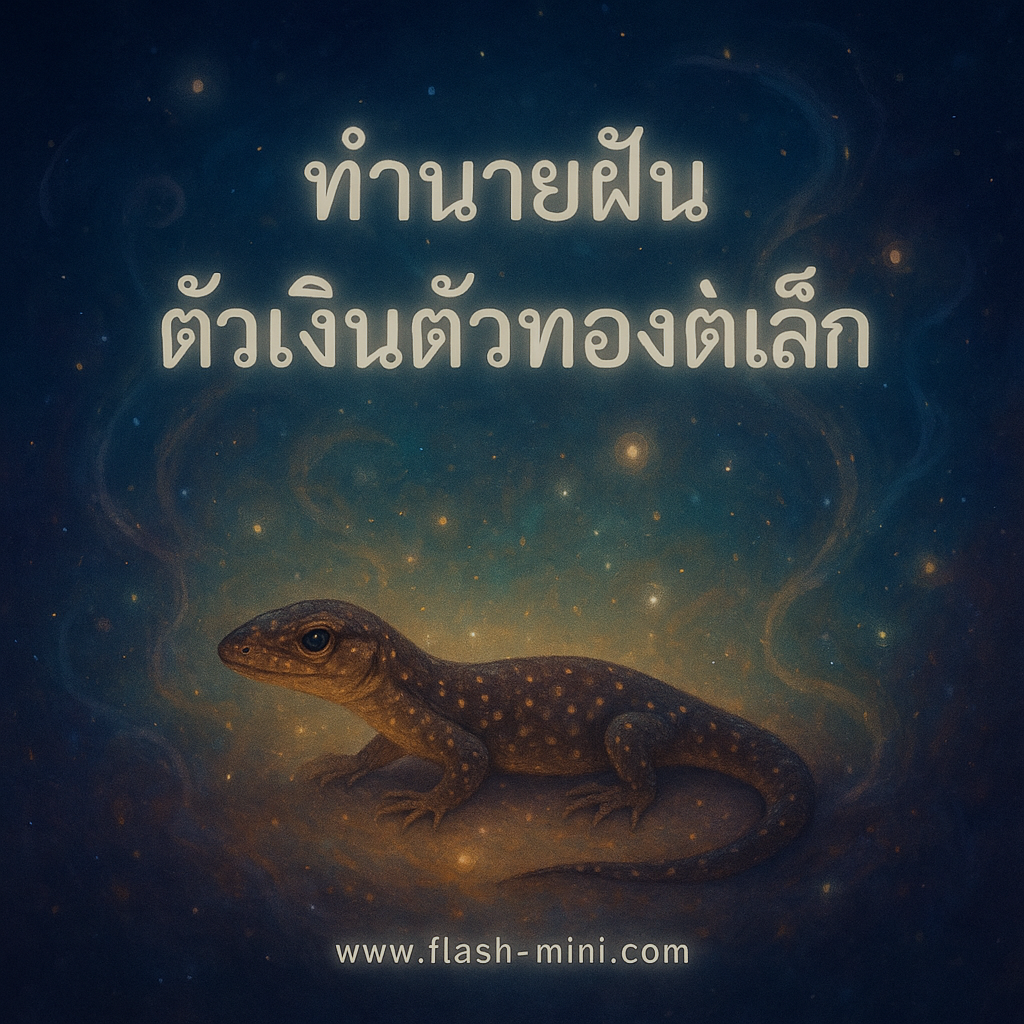 ทำนายฝันตัวเงินตัวทองตัวเล็ก