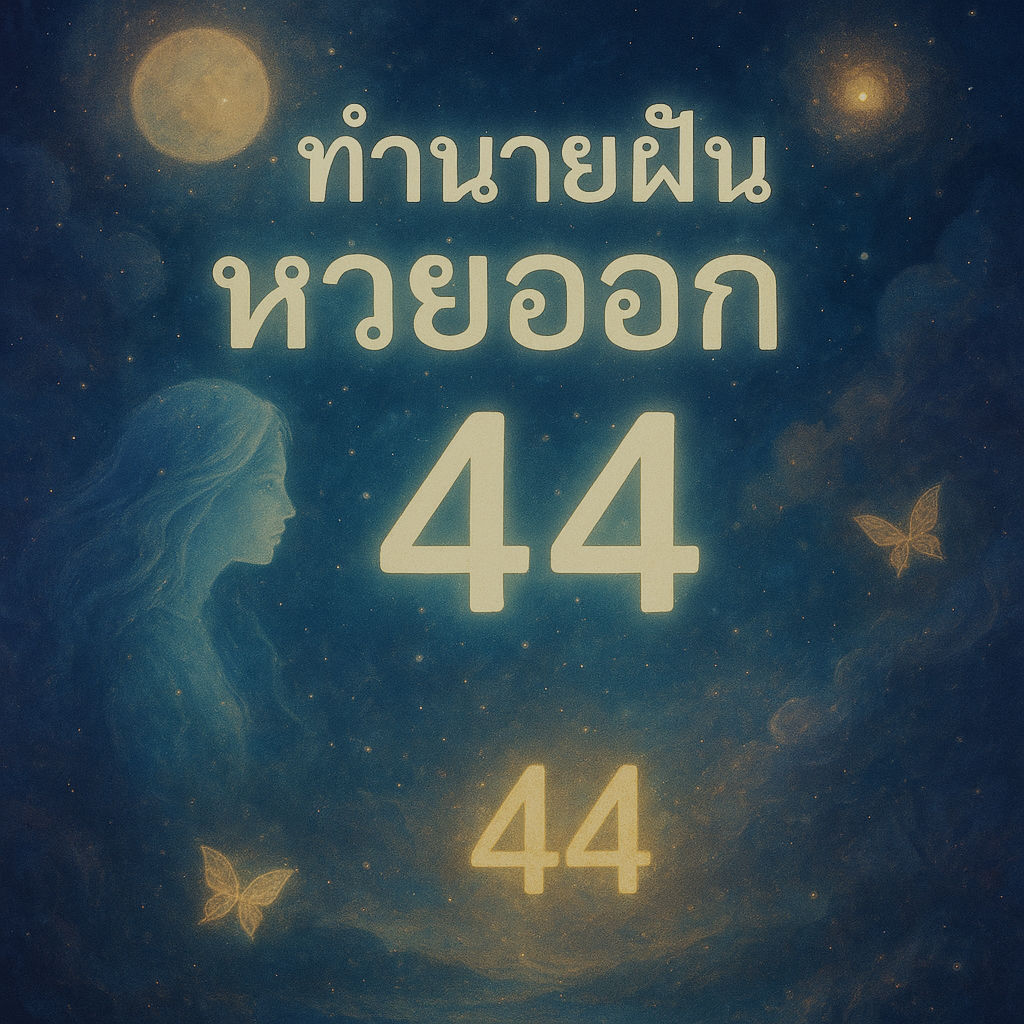 ทำนายฝัน หวยออก44