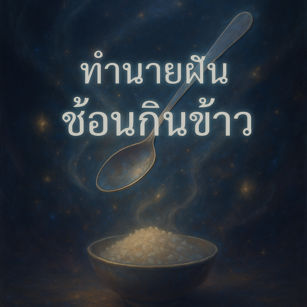 ทำนายฝัน ช้อนกินข้าว