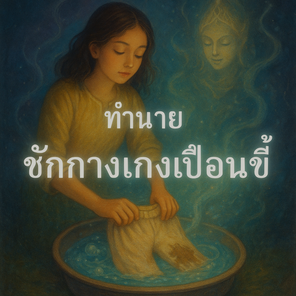 ทำนายฝัน ซักกางเกงเปื้อนขี้