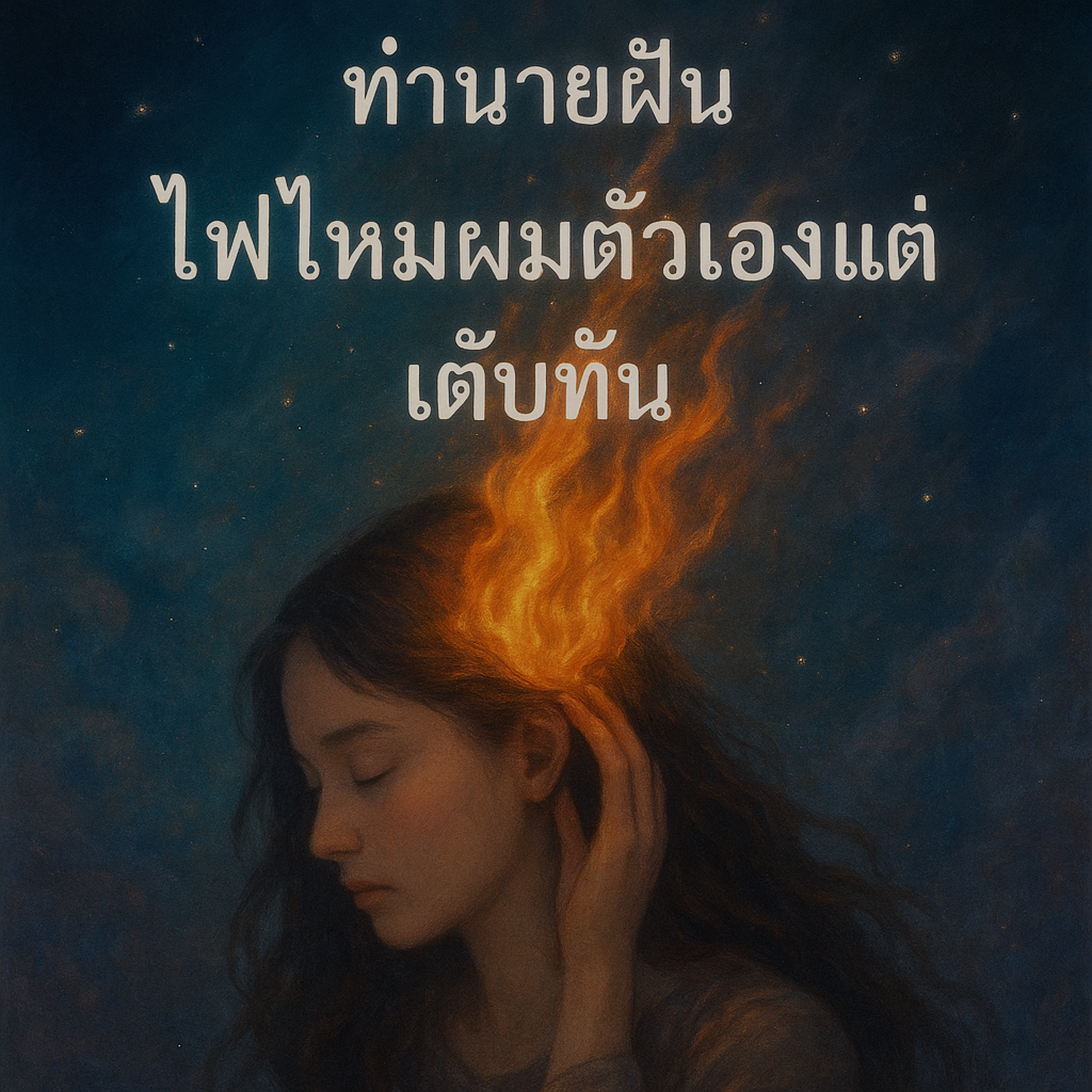 ไฟไหมผมตัวเองแต่ดับทัน