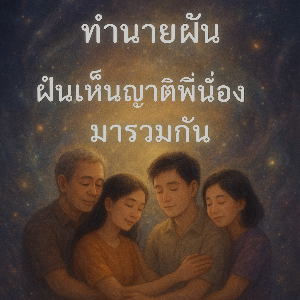 ฝันเห็นญาติพี่น้องมารวมกัน