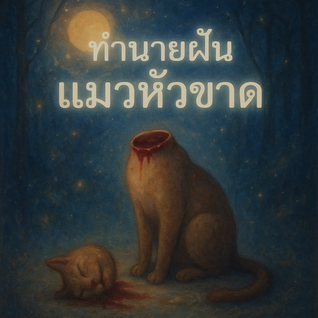 ทำนายฝัน แมวหัวขาด