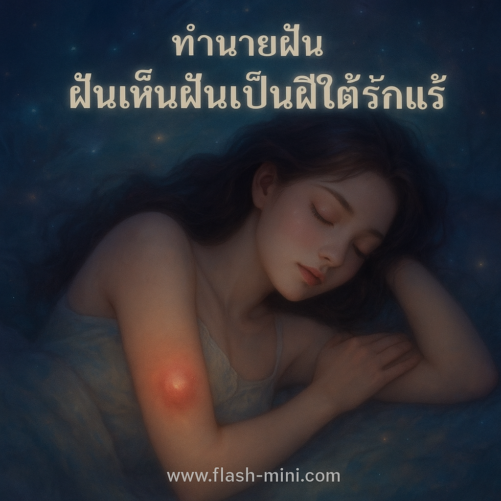 ฝันเห็นฝันเป็นฝีใต้รักแร้