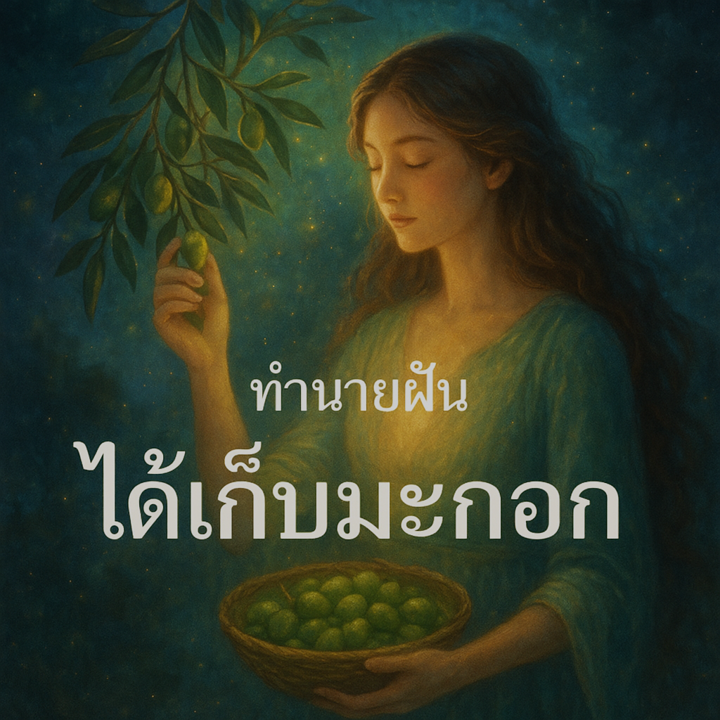 ทำนายฝัน ได้เก็บมะกอก