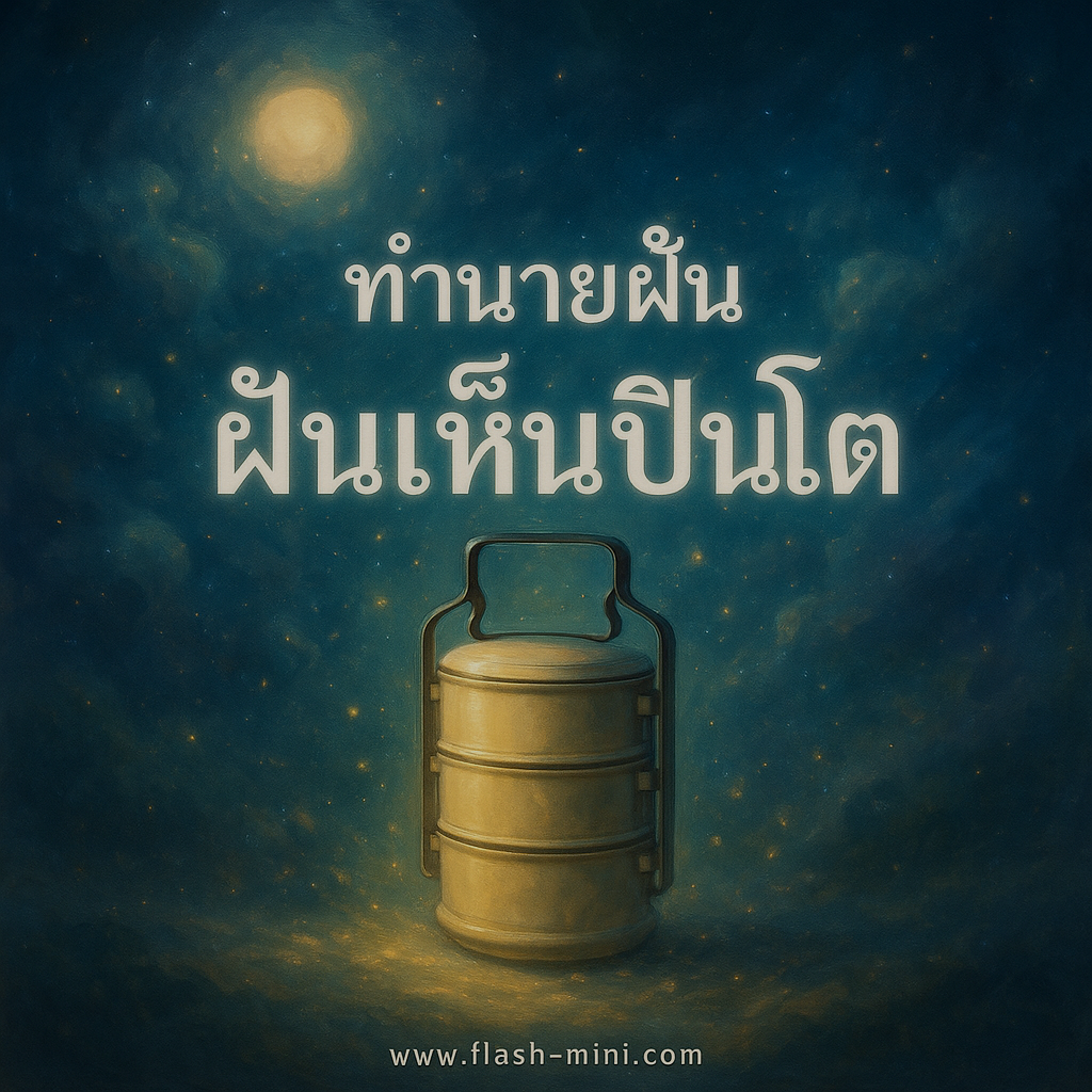 ทำนายฝัน ฝันเห็นปิ่นโต