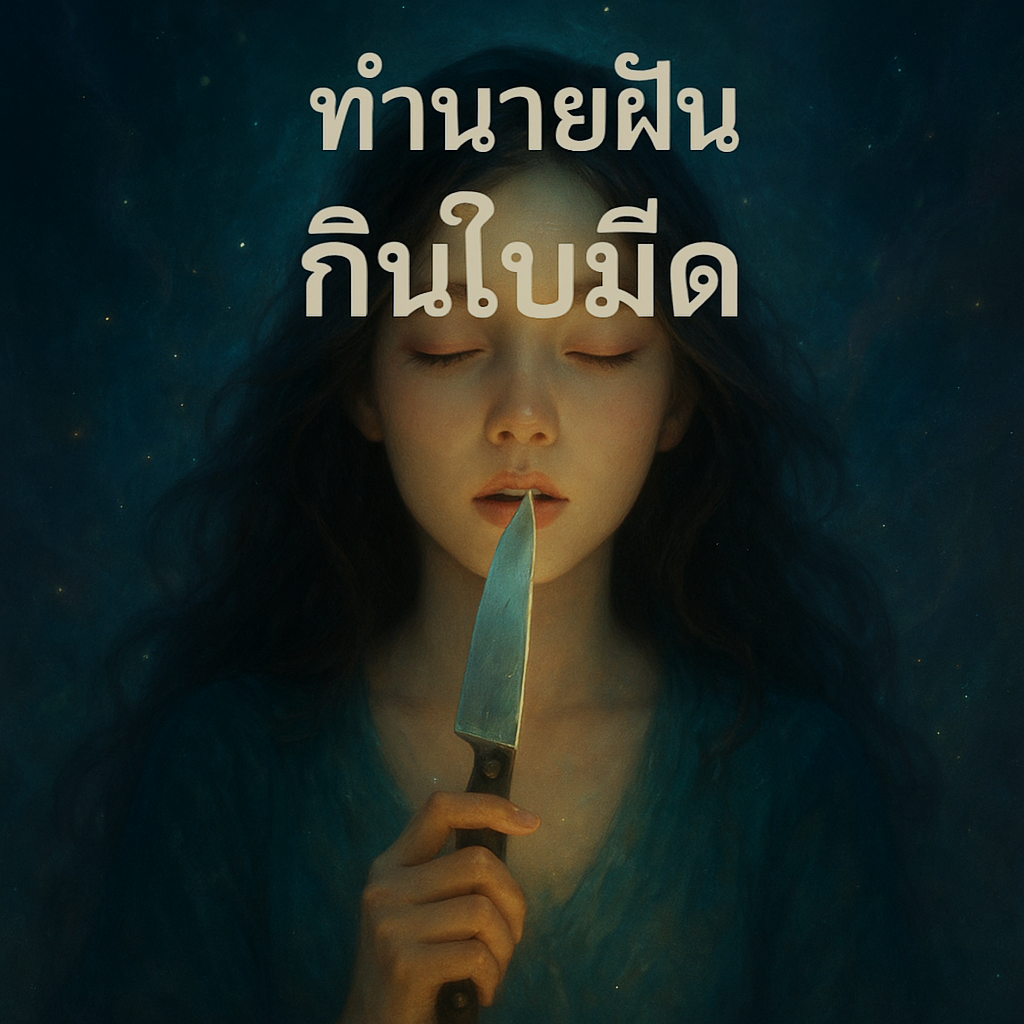 ทำนายฝัน กินใบมีด