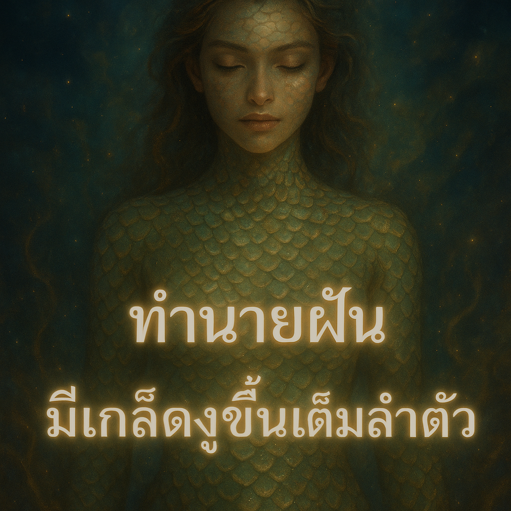 มีเกล็ดงูขึ้นเต็มลำตัว