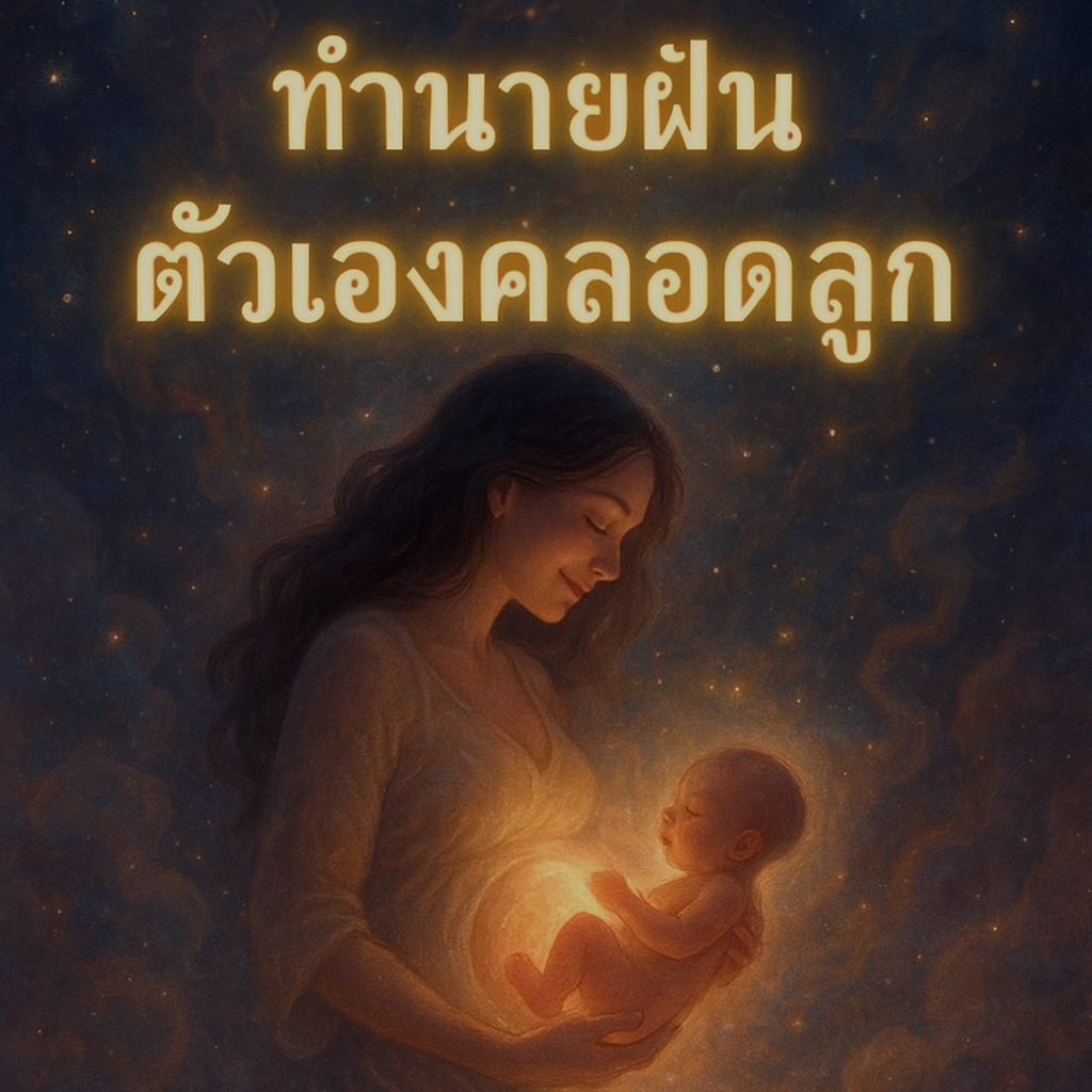 ตัวเองคลอดลูก