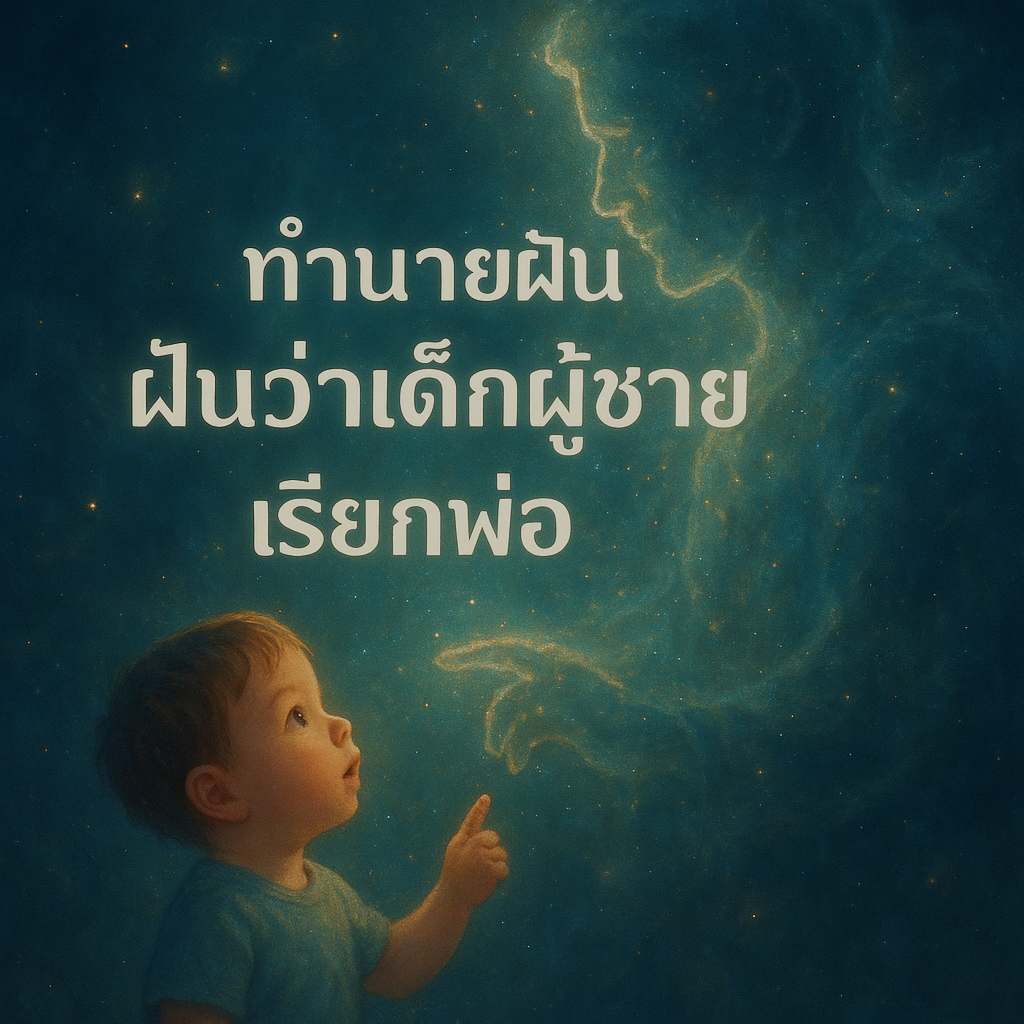ฝันว่าเด็กผู้ชายเรียกพ่อ