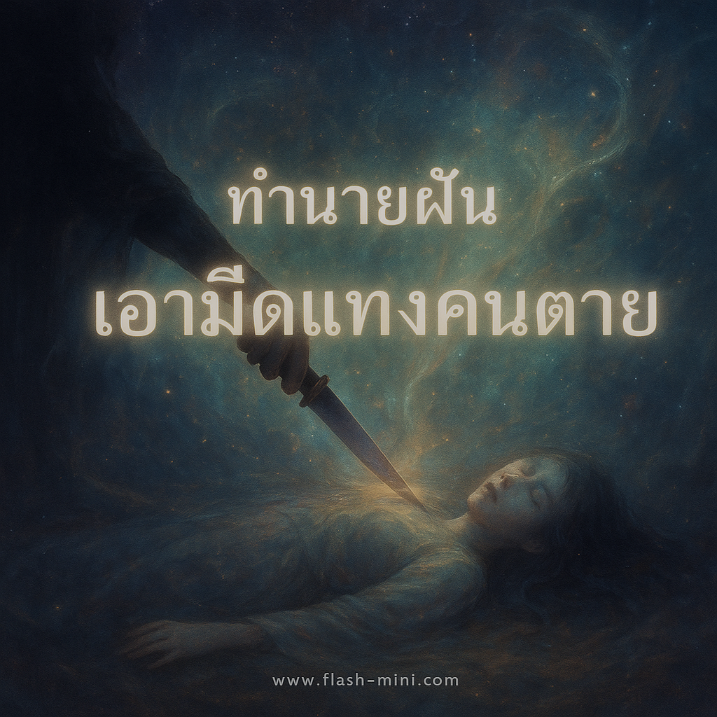 เอามีดแทงคนตาย