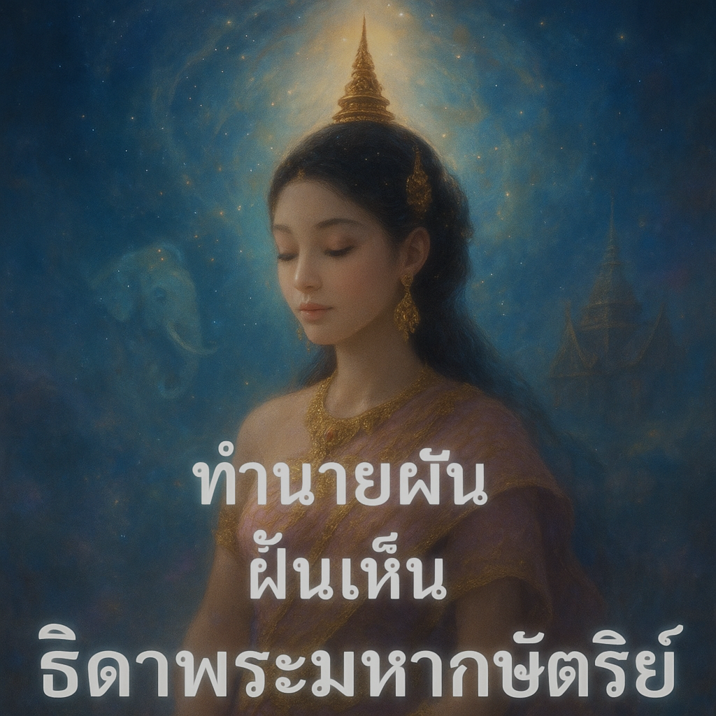 ทำนายฝัน ฝันเห็นธิดาพระมหากษัตริย์