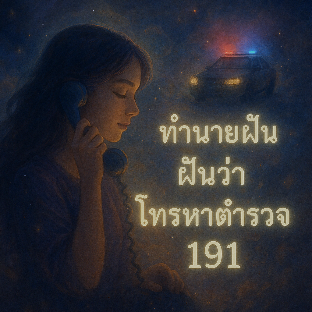 ฝันว่าโทรหาตำรวจ191