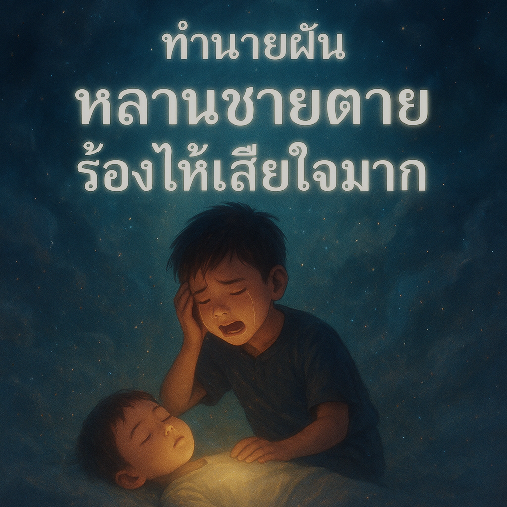 ทำนายฝันหลานชายตายร้องไห้เสียใจมาก