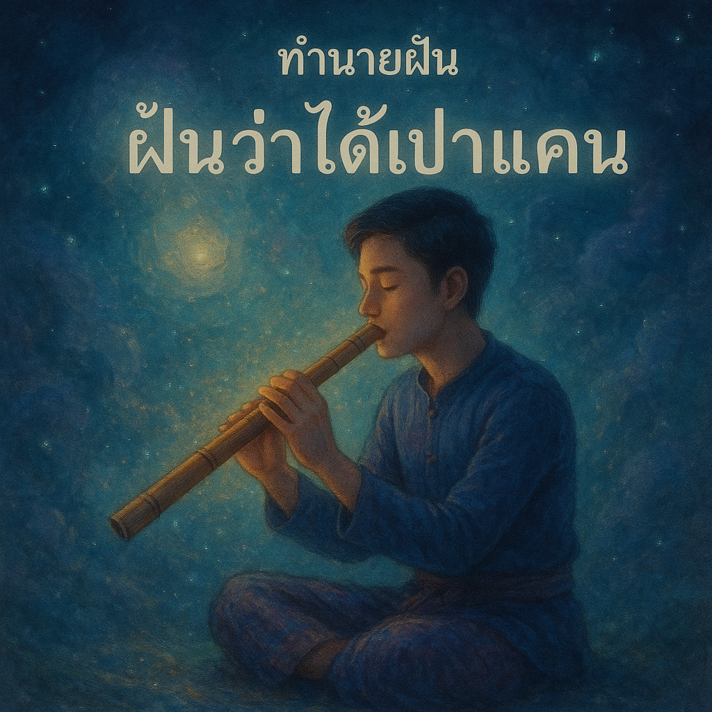 ฝันว่าได้เป่าแคน