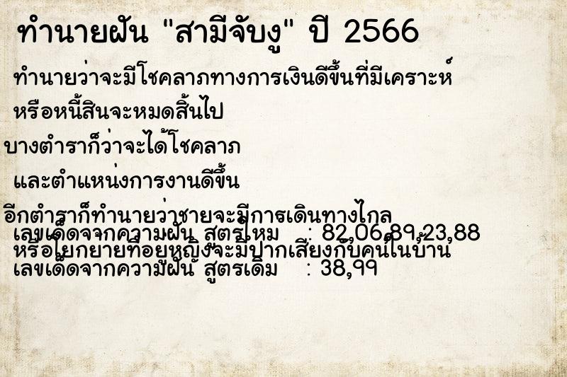 ทำนายฝัน สามีจับงู ทำนายฝัน สามีจับงู