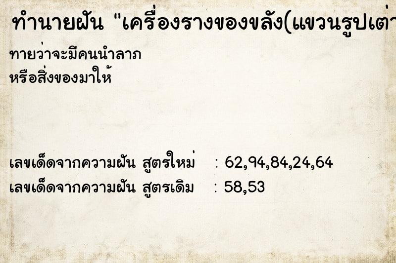 ทำนายฝัน เครื่องรางของขลัง(แขวนรูปเต่า)