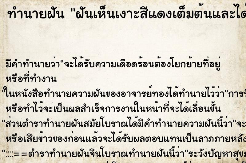 ทำนายฝัน ฝันเห็นเงาะสีแดงเต็มต้นและได้กินเงาะด้วย ทำนายฝัน ฝันเห็นเงาะสีแดงเต็มต้นและได้กินเงาะด้วย