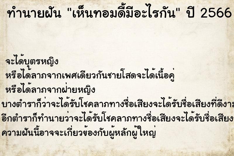 ทำนายฝันเห็นทอมดี้มีอะไรกัน ทำนายฝันทำนายฝันเห็นทอมดี้มีอะไรกัน