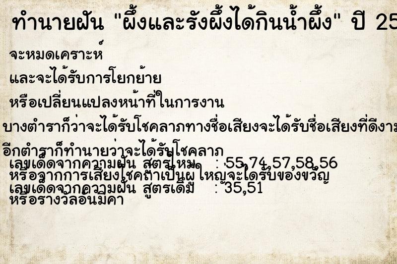 ทำนายฝัน ผึ้งและรังผึ้งได้กินน้ำผึ้ง