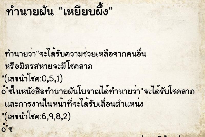ทำนายฝัน เหยียบผึ้ง ทำนายฝัน เหยียบผึ้ง