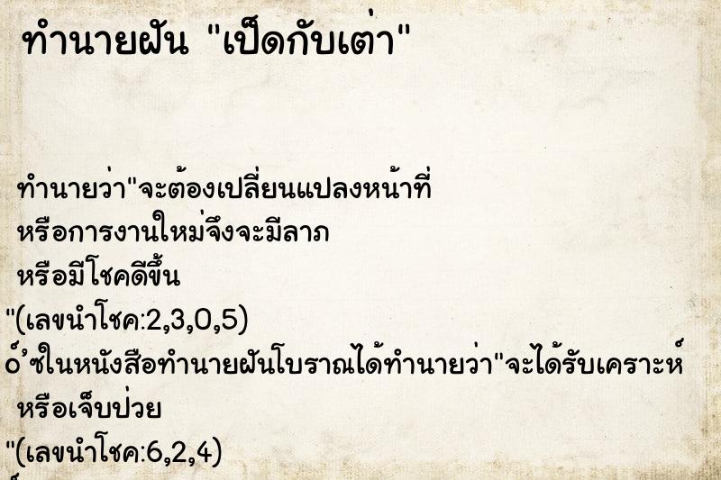 ทำนายฝัน เป็ดกับเต่า ทำนายฝัน เป็ดกับเต่า
